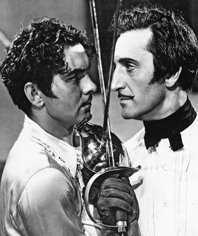 Tyrone Power Basil Rathbone Fred Caverns And The Mark Of Zorro