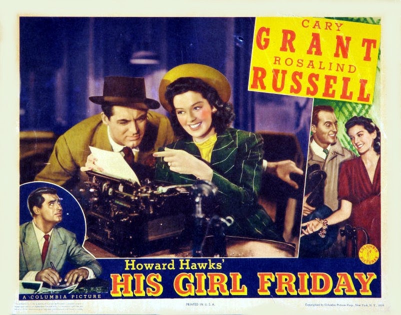 His Girl Friday (Lobby Card) 1940