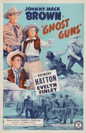Poster for the movie ghost guns with Evelyn Finley