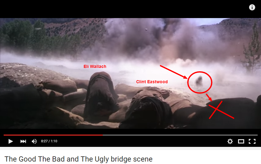 Good The Bad and The Ugly bridge scene