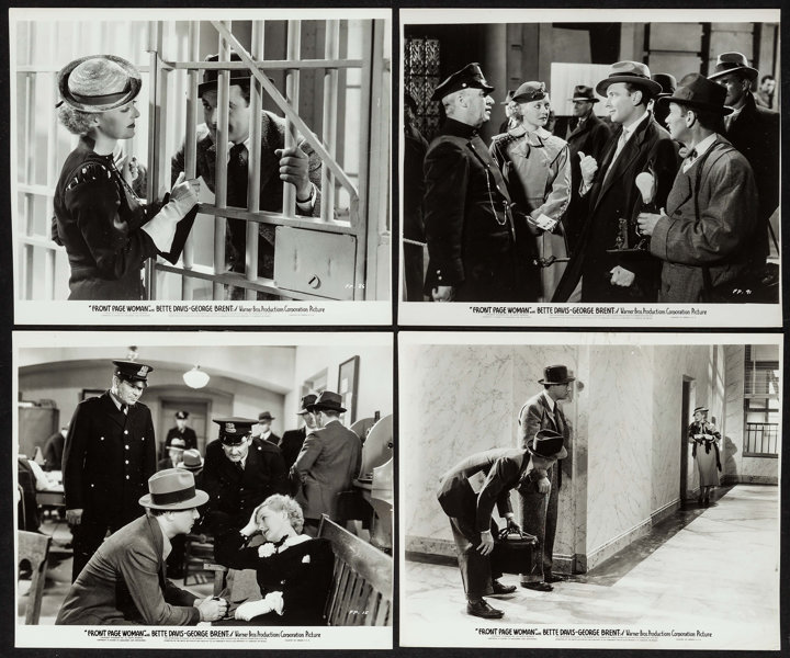 Lobby Cards for Front Page Woman